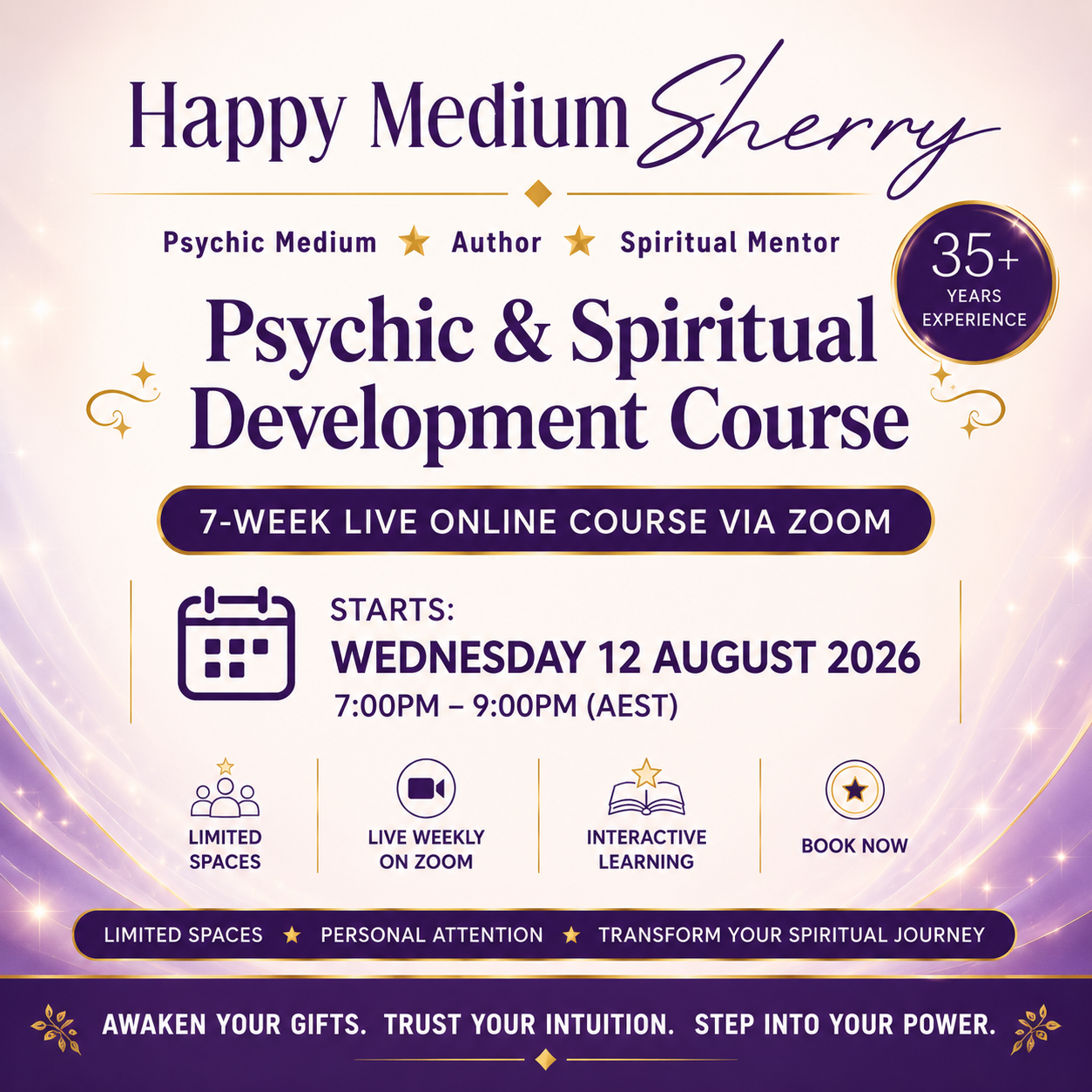 7-Week Live Psychic & Spiritual Development Course