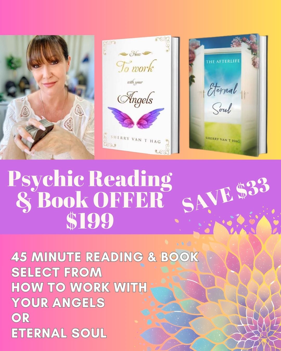 45 Minute Reading & Book Package